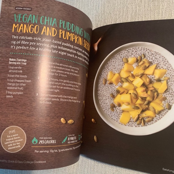 Healthy, Quick & Easy College Cookbook  100 Simple Recipes NEW - Picture 4 of 9